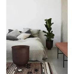 Set De Maceteros Grandes De Metal Vig, 2 Uds.