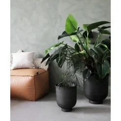 Set De Maceteros Grandes De Metal Vig, 2 Uds.