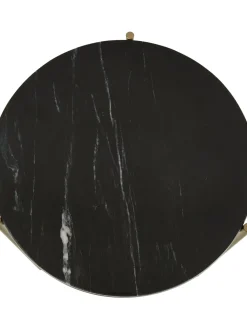 Set De Mesas Auxiliares De Marmol Ella, 2 Pzas.