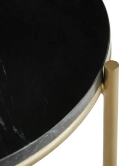 Set De Mesas Auxiliares De Marmol Ella, 2 Pzas.