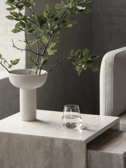 Set De Mesas Auxiliares De Travertino Varu, 2 Uds.