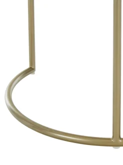 Set De Mesas Auxiliares De Marmol Ella, 2 Pzas.