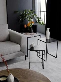 Set De Mesas Auxiliares De Metal Dwayne, 3 Uds.