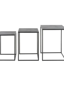 Set De Mesas Auxiliares De Metal Dwayne, 3 Uds.