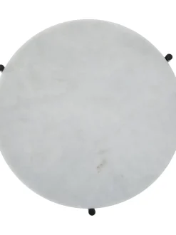 Set De Mesas Auxiliares De Marmol Ella, 2 Pzas.