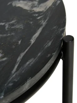 Set De Mesas Auxiliares De Marmol Ella, 2 Pzas.