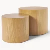 Set De Mesas De Centro De Madera Dan, 2 Uds.