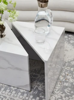 Set De Mesas De Centro En Look Marmol Vilma, 2 Uds.