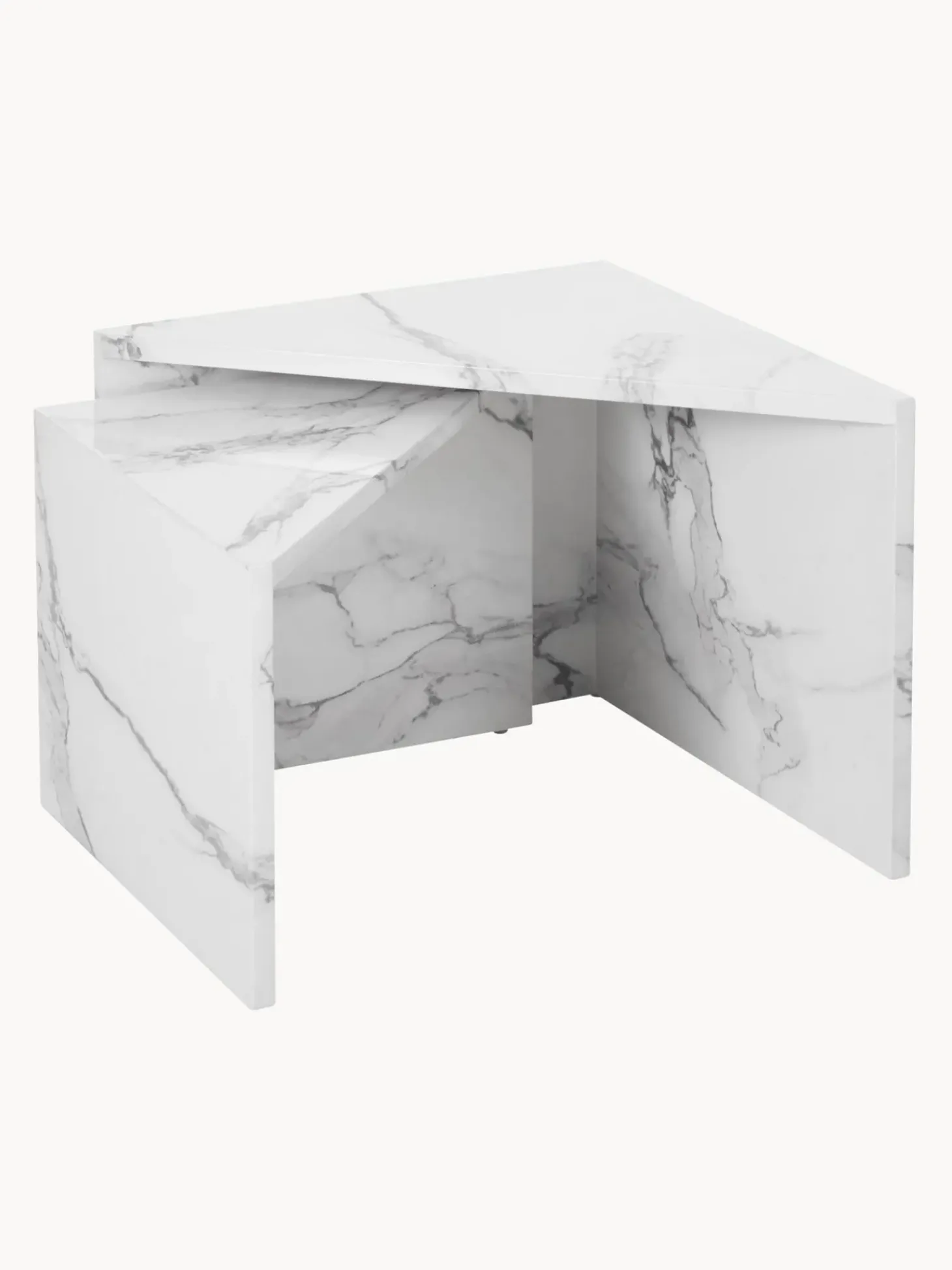 Set De Mesas De Centro En Look Marmol Vilma, 2 Uds.