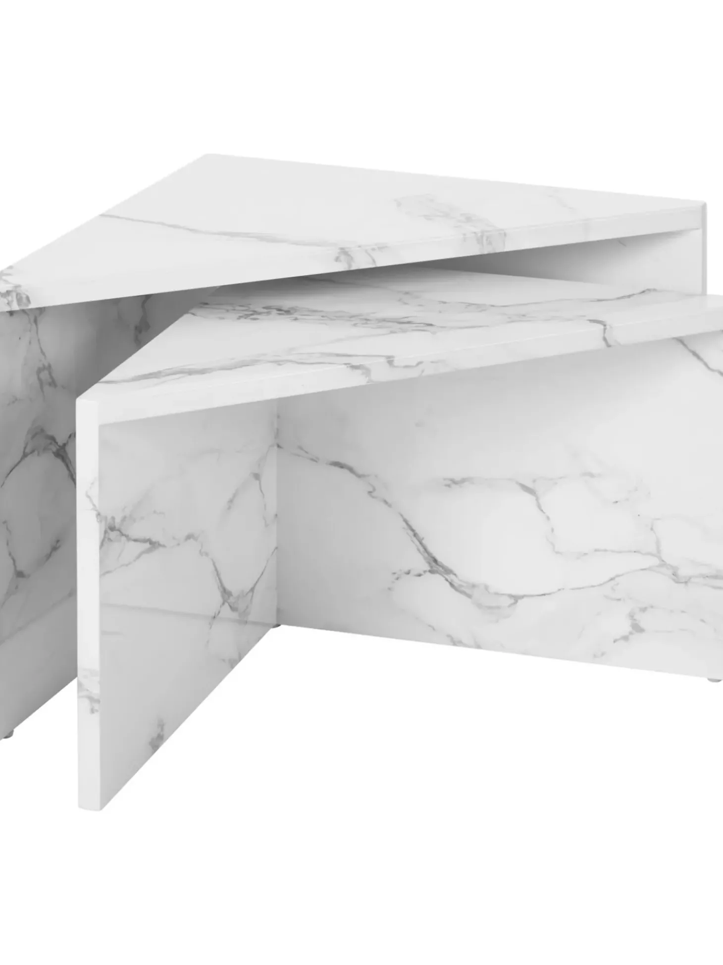 Set De Mesas De Centro En Look Marmol Vilma, 2 Uds.