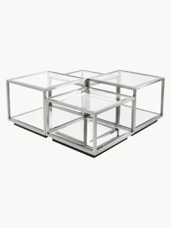 Set De Mesas De Centro Espejadas Luigi, 4 Uds.