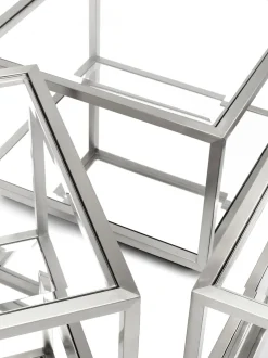 Set De Mesas De Centro Espejadas Luigi, 4 Uds.