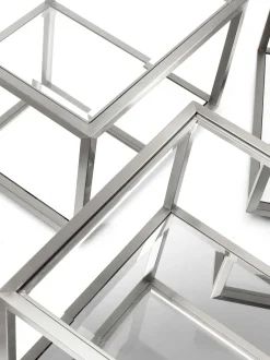 Set De Mesas De Centro Espejadas Luigi, 4 Uds.