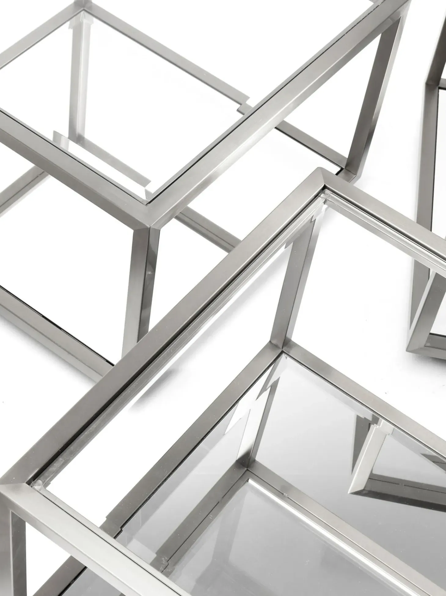 Set De Mesas De Centro Espejadas Luigi, 4 Uds.