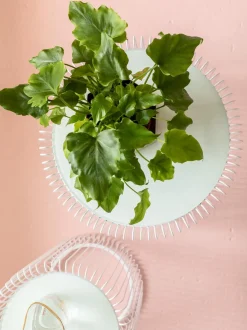 Set De Mesas De Centro Wire, 2 Pzas., Tablero De Cristal