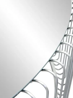 Set De Mesas De Centro Wire, 2 Uds., Tablero De Vidrio