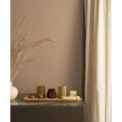 Set De Portavelas Con Bandeja De Madera Elviena, 6 Pzas.