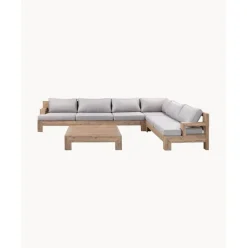 Set Lounge Para Exterior De Madera De Acacia Joshua, 4 Pzas.