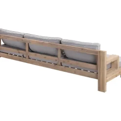 Set Lounge Para Exterior De Madera De Acacia Joshua, 4 Pzas.