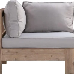 Set Lounge Para Exterior De Madera De Acacia Joshua, 4 Pzas.