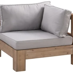 Set Lounge Para Exterior De Madera De Acacia Joshua, 4 Pzas.