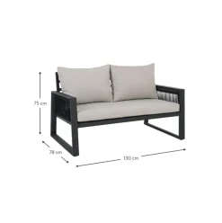 Set Lounge Para Exterior Captiva, 4 Pzas.