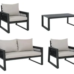 Set Lounge Para Exterior Captiva, 4 Pzas.