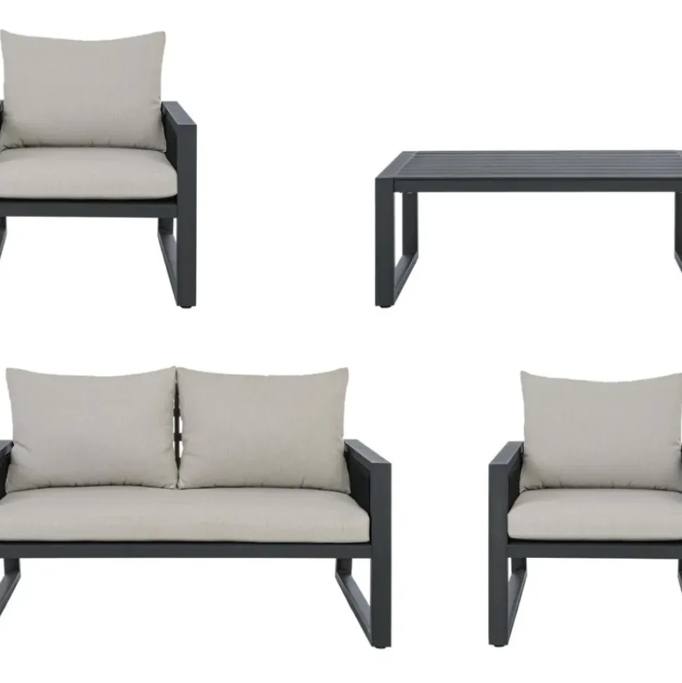 Set Lounge Para Exterior Captiva, 4 Pzas.