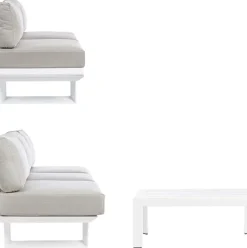 Set Lounge Para Exterior Konnor, 3 Pzas.