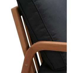 Set Lounge Para Exterior De Madera De Eucalipto Bergen, 4 Pzas.