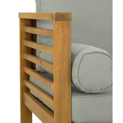 Set Lounge Para Exterior De Madera De Acacia Bo, 4 Pzas.