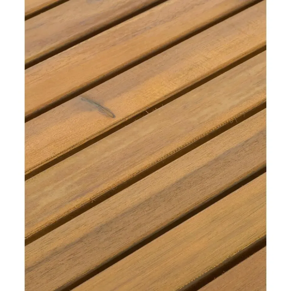 Set Lounge Para Exterior De Madera De Acacia Bo, 4 Pzas.