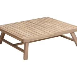 Set Lounge Para Exterior De Madera De Acacia Lu, 4 Pzas.