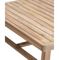 Set Lounge Para Exterior De Madera De Acacia Lu, 4 Pzas.
