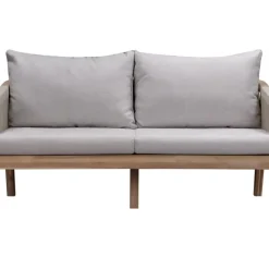 Set Lounge Para Exterior De Madera De Acacia Lu, 4 Pzas.