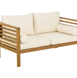 Set Lounge Para Exterior De Madera De Acacia Bo, 4 Pzas.