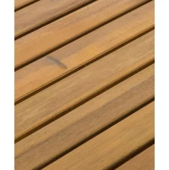 Set Lounge Para Exterior De Madera De Acacia Bo, 4 Pzas.