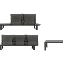 Set Lounge Para Exterior Konnor, 3 Pzas.