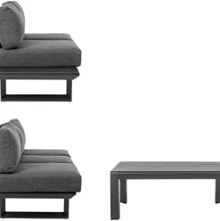 Set Lounge Para Exterior Konnor, 3 Pzas.