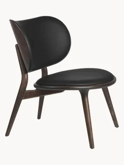 Silla Artesanal De Cuero Y Madera Rocker