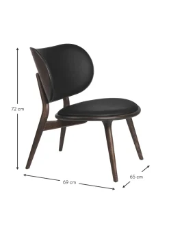 Silla Artesanal De Cuero Y Madera Rocker