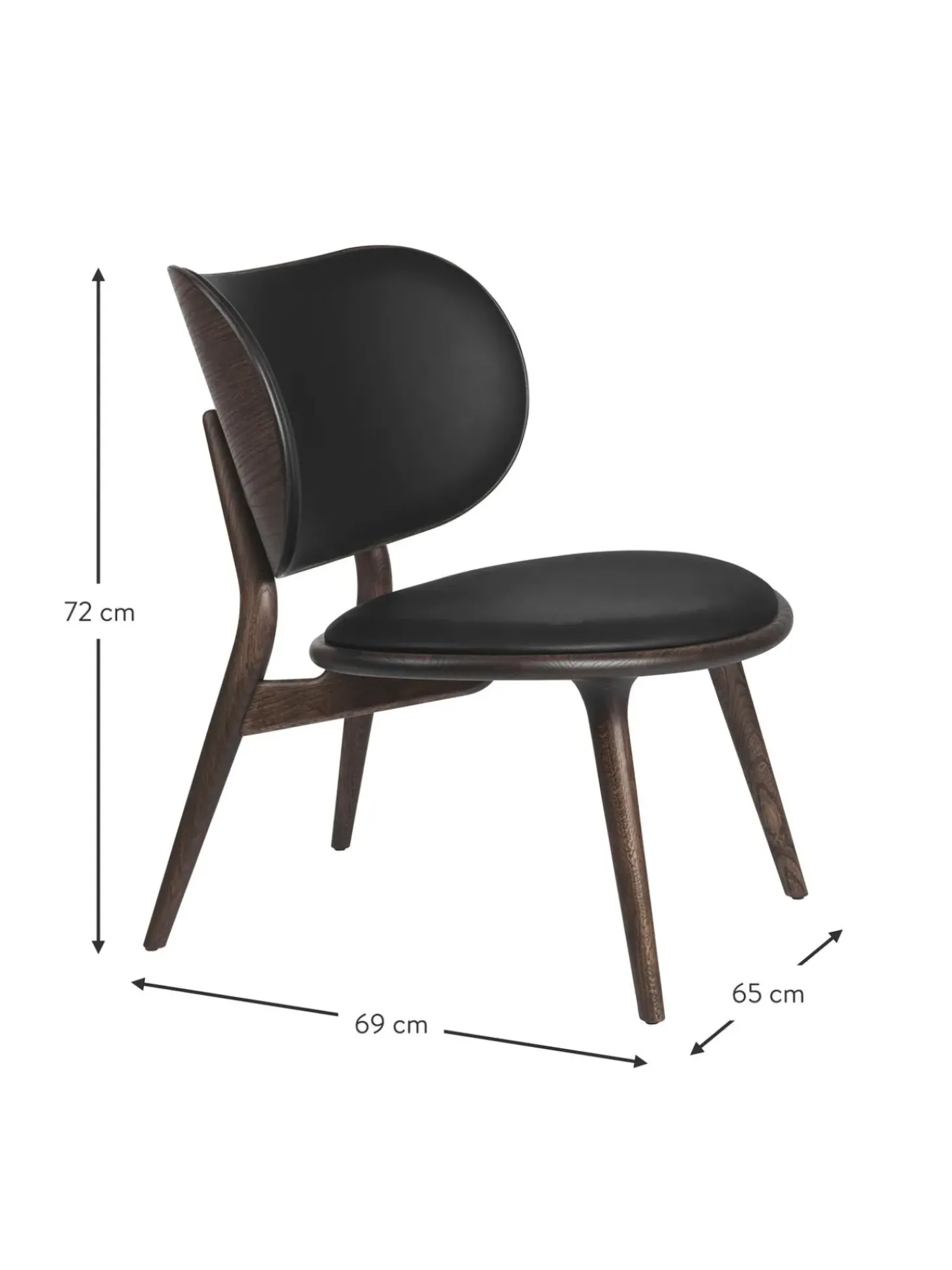Silla Artesanal De Cuero Y Madera Rocker
