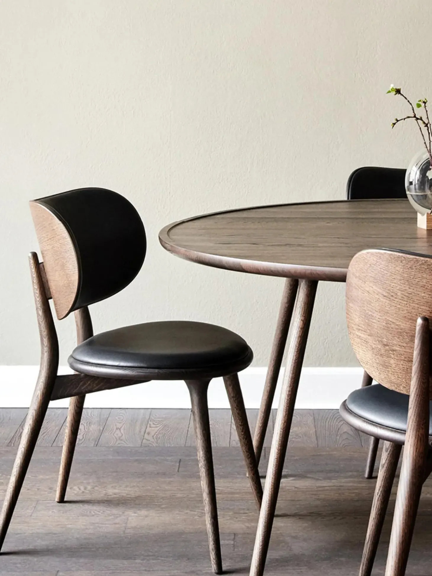 Silla Artesanal De Cuero Y Madera Rocker