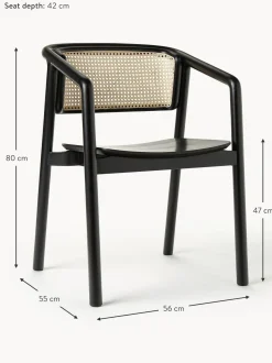 Silla Con Reposabrazos Con Tejido Vienes Gali