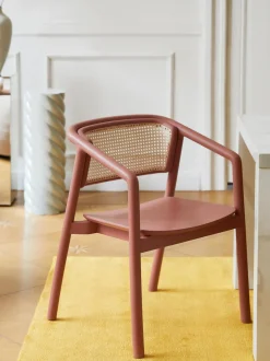 Silla Con Reposabrazos Con Tejido Vienes Gali