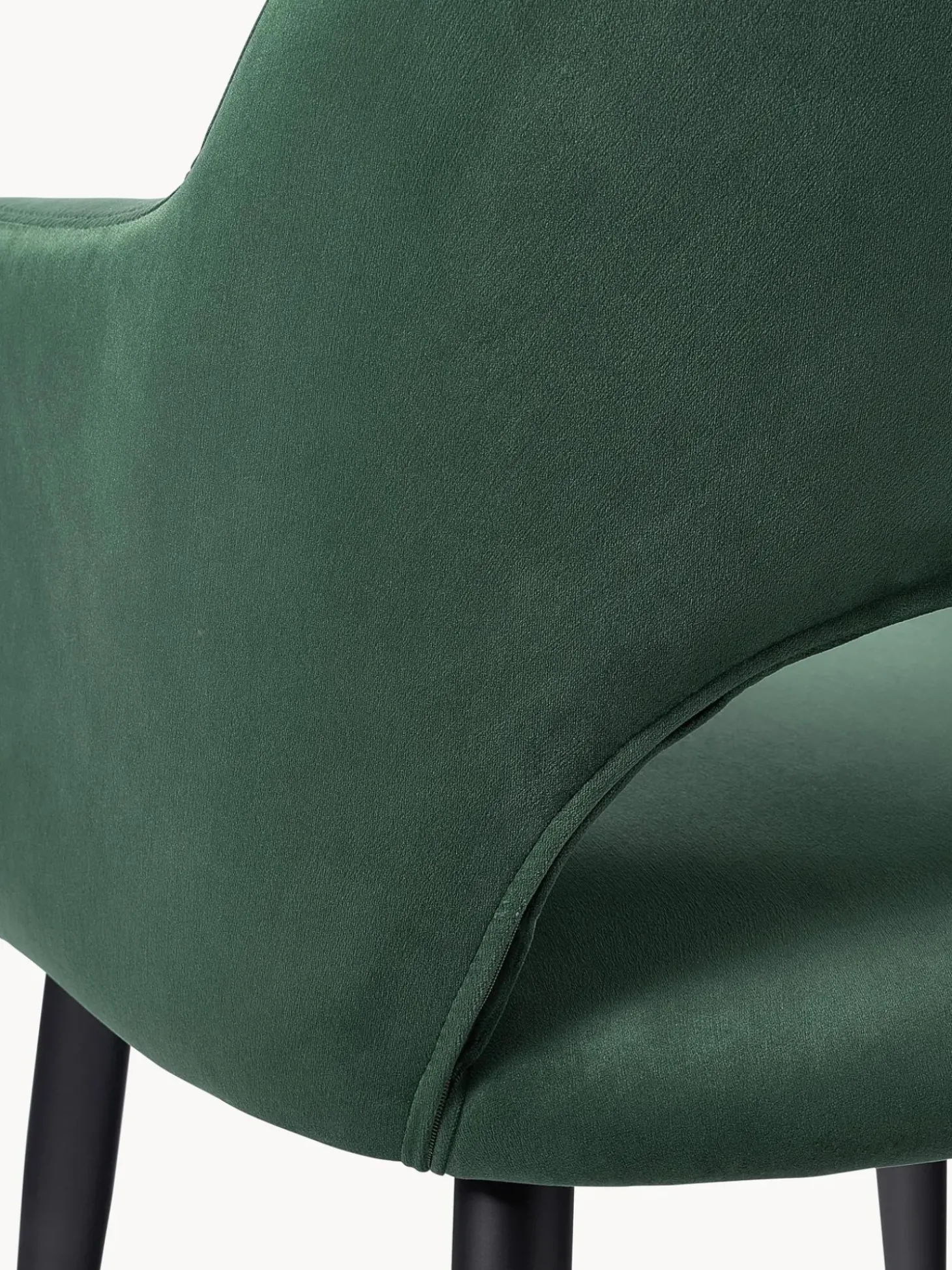 Silla Con Reposabrazos De Terciopelo Rachel