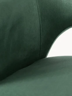 Silla Con Reposabrazos De Terciopelo Rachel