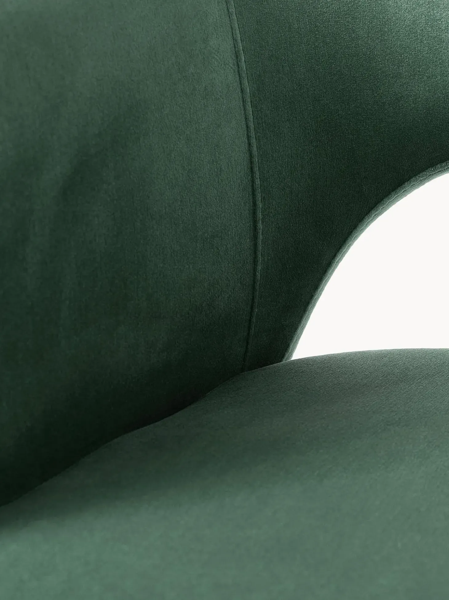 Silla Con Reposabrazos De Terciopelo Rachel