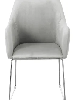 Silla Con Reposabrazos De Terciopelo Isla