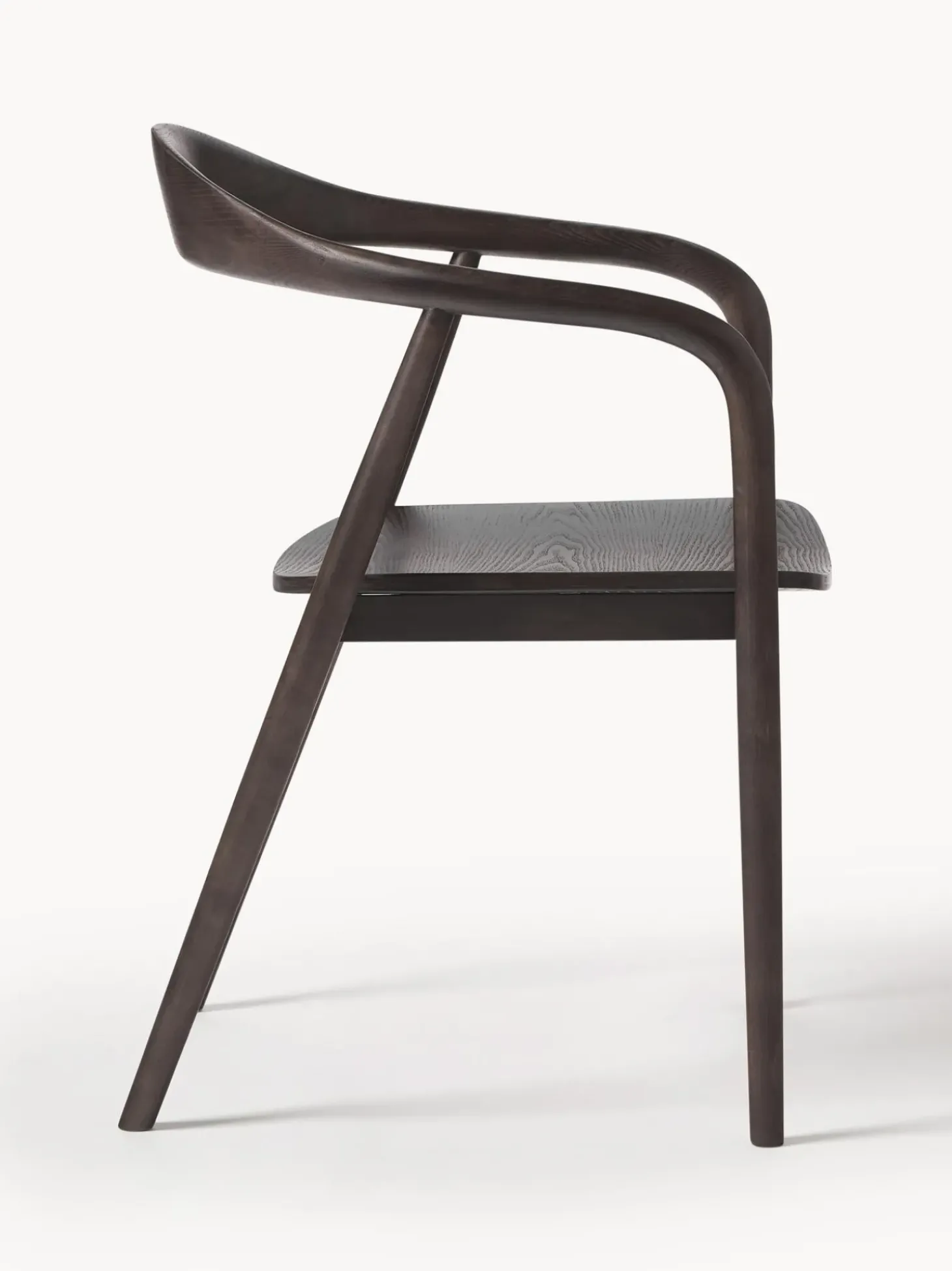 Silla Con Reposabrazos De Madera Angelina